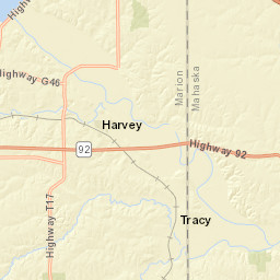 2000-2098 Old Highway 92, Harvey, IA Street Map