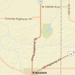 1000-1304 North Main Street, Kewanee, IL Street Map