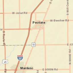 4201-4799 Peotone Beecher Road, Beecher Street Map