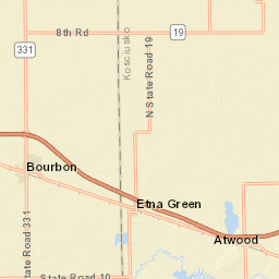 1000-1998 14B Road, Etna Green, IN Street Map
