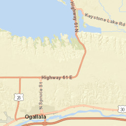 508 North Spruce Street Ogallala NE Street Map