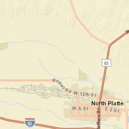 100-108 East 4th Street, North Platte, NE Street Map