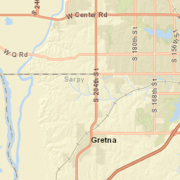 21772 West Angus Road, Gretna, NE Street Map