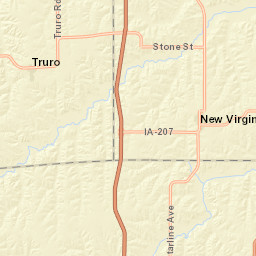 500-698 North West Street Truro IA Street Map