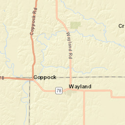 554-598 West Main Street Wayland IA Street Map