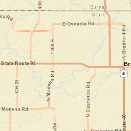 South Peoria Street, Bradford, IL 61421 Street Map