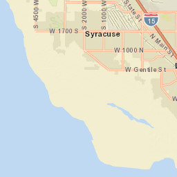 4640-4768 West 1700 South, Syracuse, UT Street Map