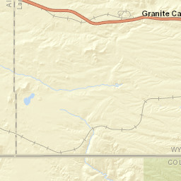 8 County Road 102, Granite, WY 82059 Street Map