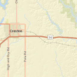 160th Street, Creston, IA 50801, USA Street Map