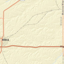 12451-12455 Monroe Wapello Road, Albia Street Map