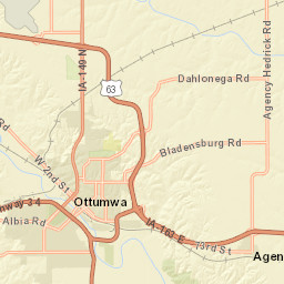 10439-10447 Bladensburg Road, Ottumwa Street Map