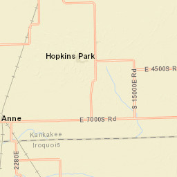 3966 Co Hwy 2 Hopkins Park Illinois Street Map