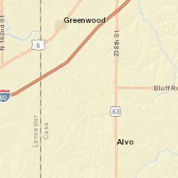 20535-20861 Alvo Road, Alvo, NE 68304 Street Map