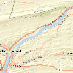 3169 Point Township Drive, Northumberland Street Map