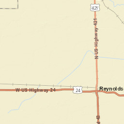 East 2nd Street, Reynolds, IN 47980, USA Street Map