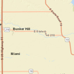 141-199 South Railroad Street, Bunker Hill, IN Street Map
