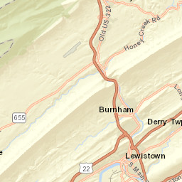 U.S. 22, Lewistown, PA 17044, USA Street Map