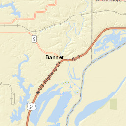 100-198 East Hyman Street, Banner, IL Street Map