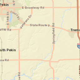 20415-20999 County Road 1600 North Street Map