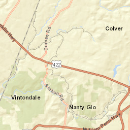 1660-1724 Duman Road, Ebensburg, PA Street Map