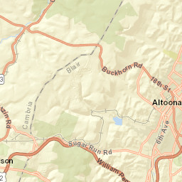 1300-1434 10th Avenue, Altoona, PA 16601 Street Map