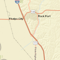 Clay MO America Street Map