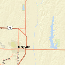 21001-21799 State Highway EE, Maryville Street Map