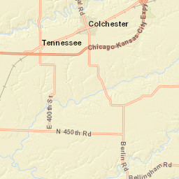 4501-5495 County Rd 400 E Colchester IL Street Map