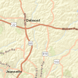 100-154 Manor St, Delmont, PA 15626 Street Map