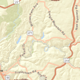 U.S. 219, Summerhill, PA 15958 Street Map