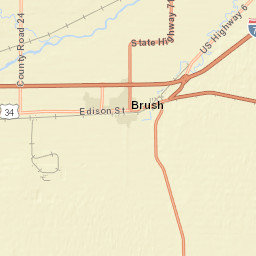 17357 County Road 2600, Brush, CO Street Map