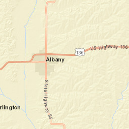 U.S. 136, Albany, MO 64402, America Street Map