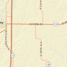 100-214 South 16th Street, Bethany, MO Street Map