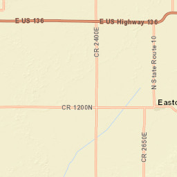 21025-21083 East County Road 1500N Street Map