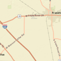 158-506 S County Road 200 West, Frankfort Street Map