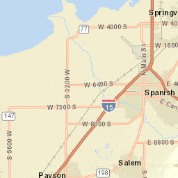 Veterans Memorial Highway, Payson, UT Street Map