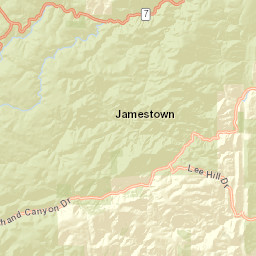 8194 Lefthand Canyon Drive, Jamestown, CO Street Map