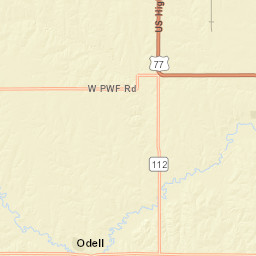Southwest 61st Odell Road, Odell, NE Street Map