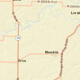 119 North Warsaw Street, Ursa, IL 62376 Street Map