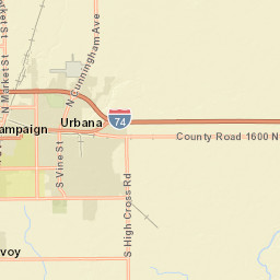 3016-4398 E Oaks Road North, Urbana, IL Street Map