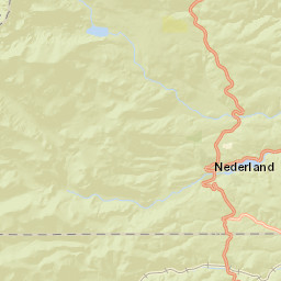 Shelf Road, Roosevelt National Forest, Nederland, CO Street Map