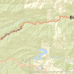 37925 Boulder Canyon Drive, Boulder, CO Street Map