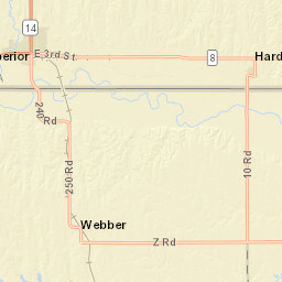 Webber Road, Superior, KS 68978, USA Street Map
