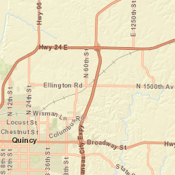 9423-9535 Rock Quarry Road, Quincy, IL Street Map