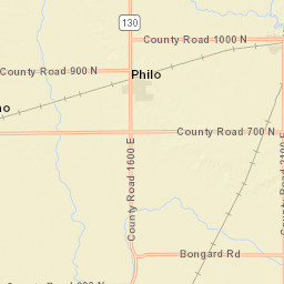 2098 County Rd 600 N Sidney IL Street Map