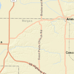 1730-1768 Concord Arenzville Road, Chapin Street Map