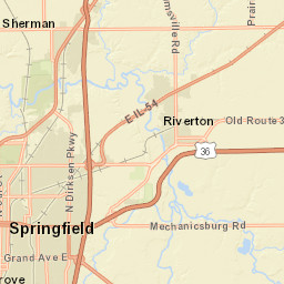 4070 Old Rte 36 Springfield Illinois Street Map