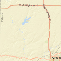 6387-6499 W County Road 100 South Street Map