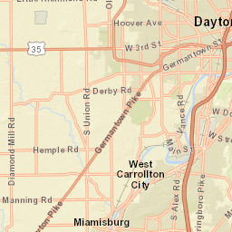 6733 North Springboro Pike Dayton OH Street Map