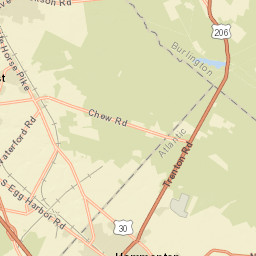 1670 Chew Road, Waterford Works, NJ Street Map